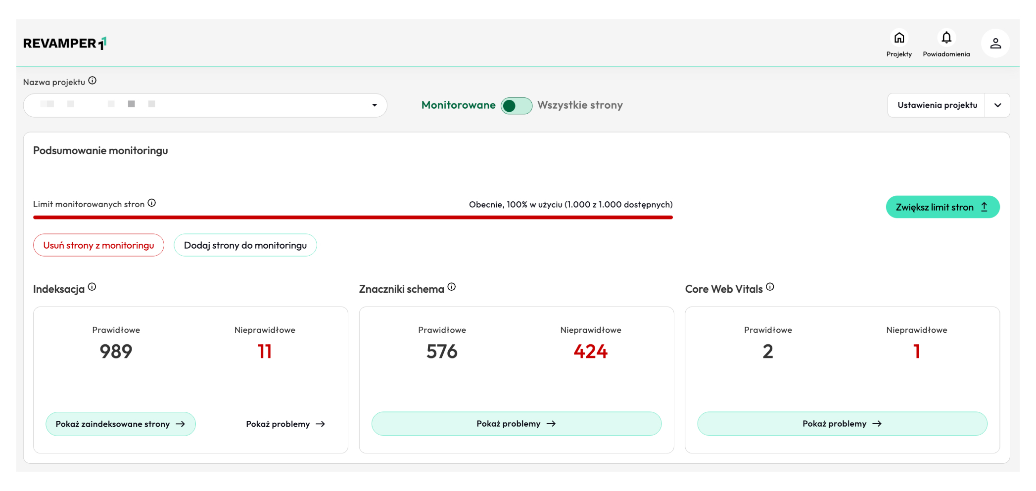 Zrzut z aplikacji prezentujący działanie